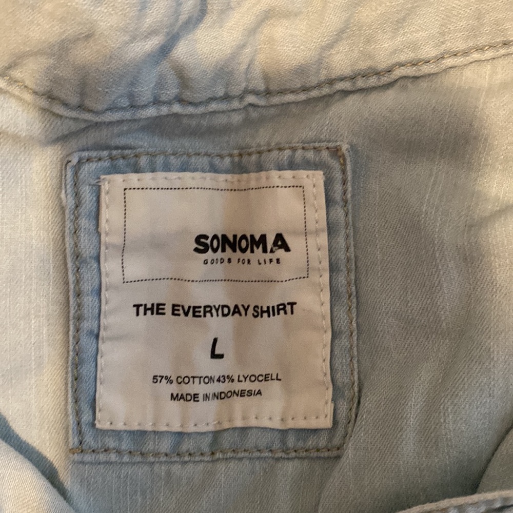 Sonoma Jean Everyday Blouse Large - Picture 7 of 7